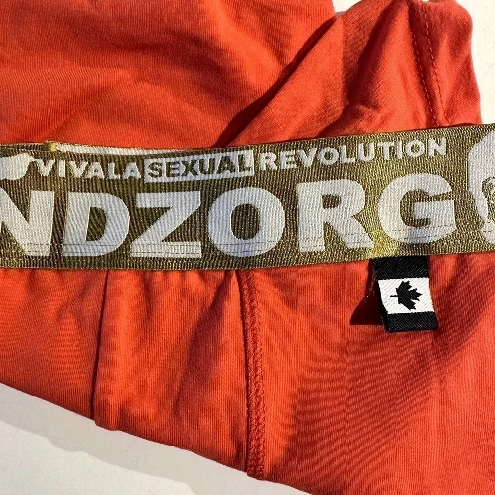Nwt Undz JFK & Castro Orange Boxer Briefs Small